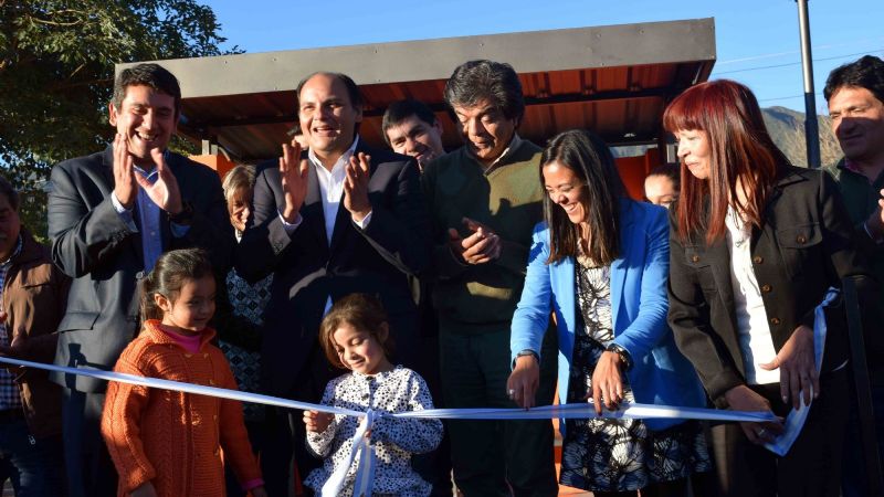 Inauguración de obras en Pomancillo Oeste