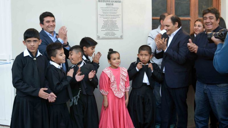 Inauguración de obras en Pomancillo Oeste