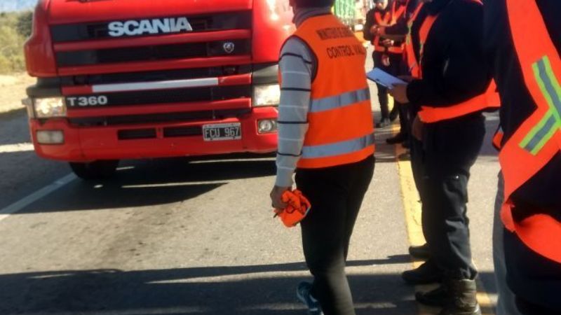 Exhaustivos controles en El Portezuelo