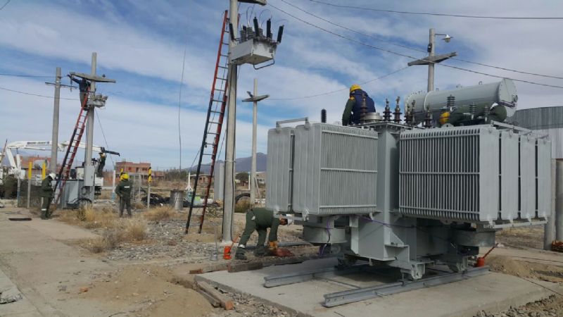 Repotenciaron la estación de rebaje de Santa María