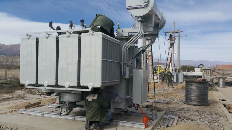 Repotenciaron la estación de rebaje de Santa María