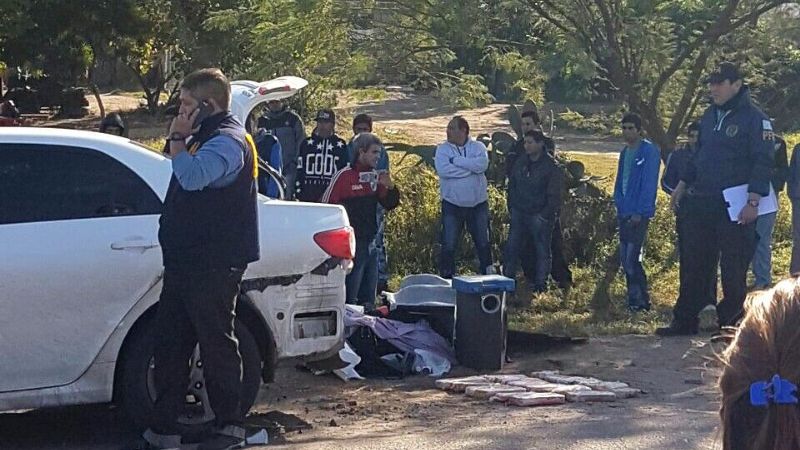 Fuerte operativo anti-drogas en Ruta 20 de Recreo