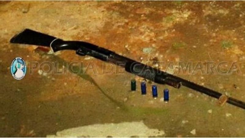 Secuestran un arma de fuego