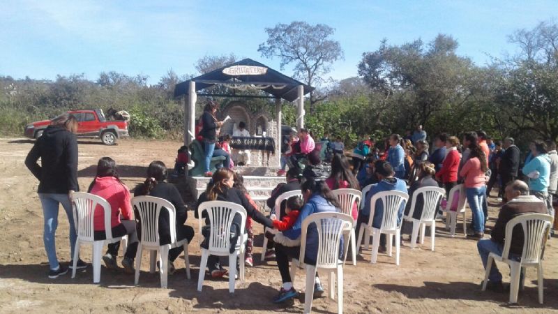 Inauguraron gruta en El Alto