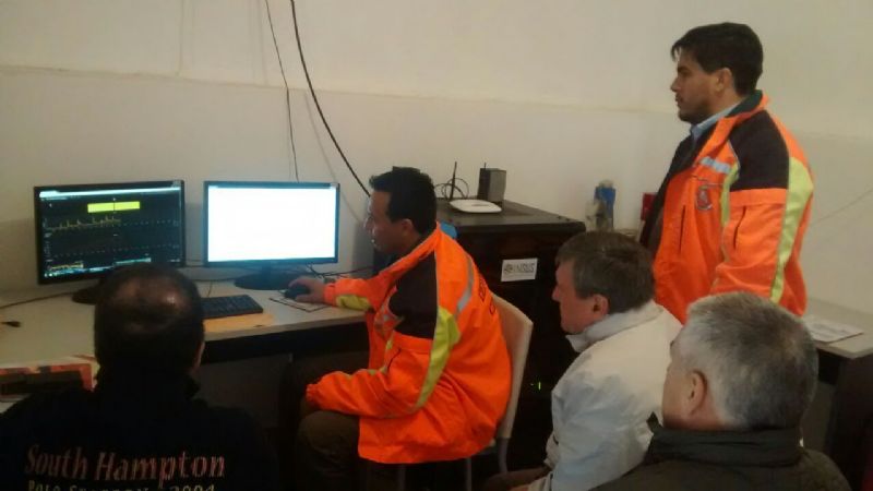 Defensa Civil Tucumán visitó el centro de monitoreo del SAT