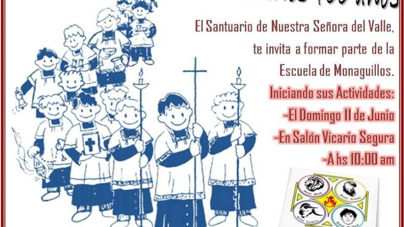 Invitan a la Escuela de Monaguillos en la Catedral