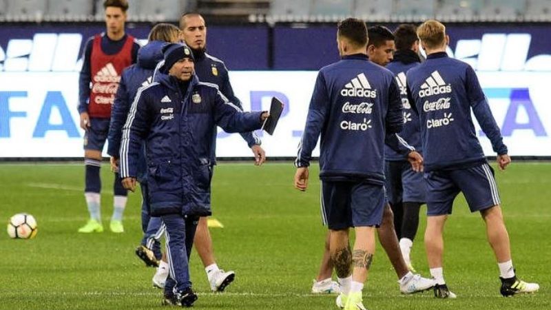 Sampaoli tiene el equipo para enfrentar mañana a Brasil