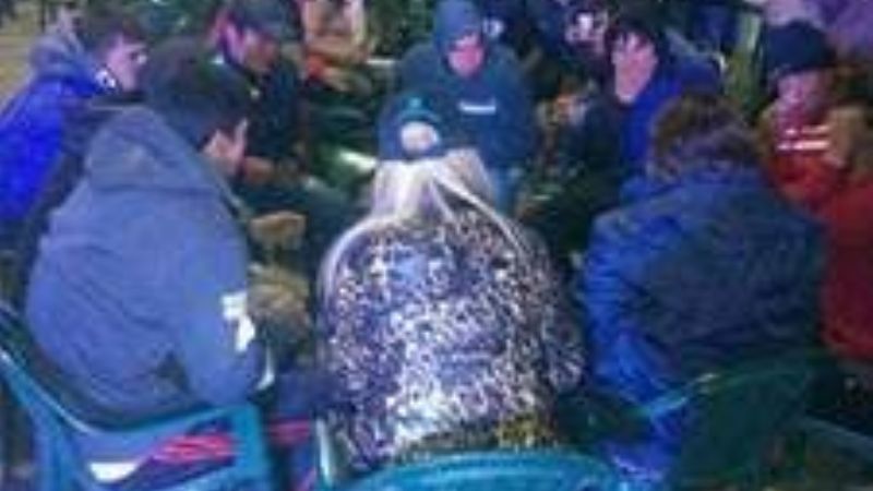 La juventud de Mutquín en acción