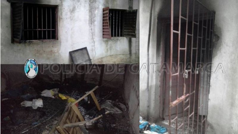 Voraz incendio en una vivienda