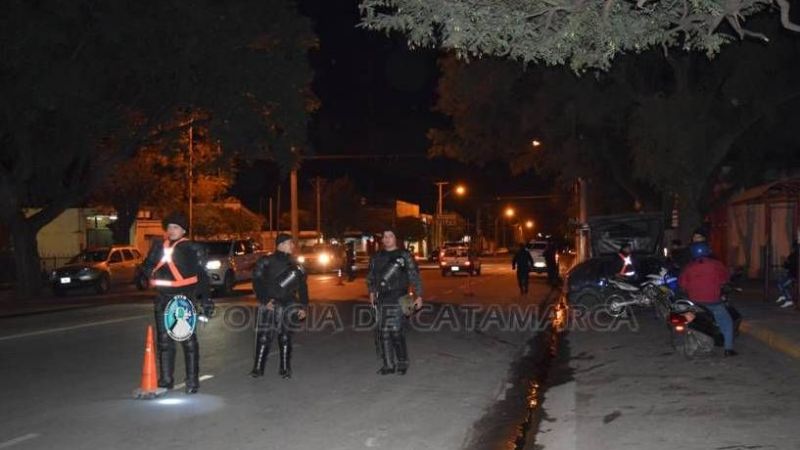 Rigurosos controles de vehículos y personas en Capital y Valle Viejo