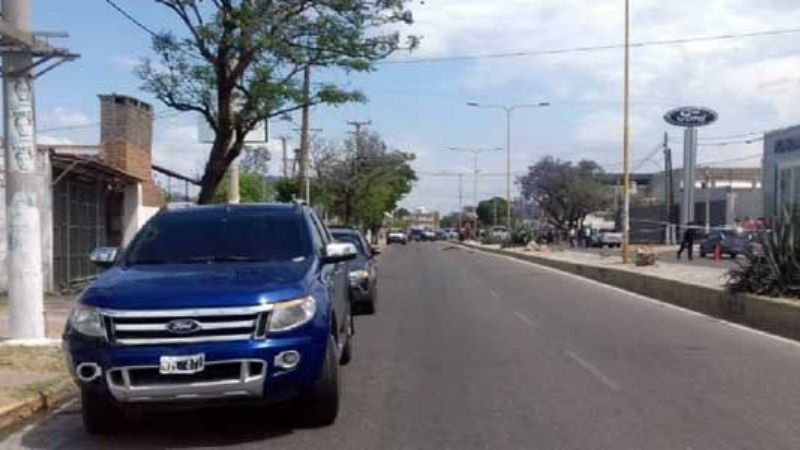 Accidente en la curva de La Chacarita