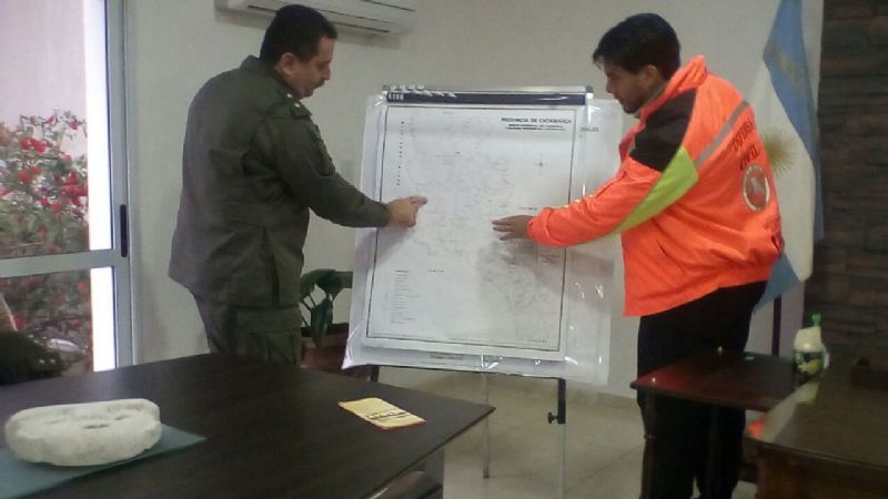 Por las nevadas, Gendarmería y Defensa Civil coordinan acciones