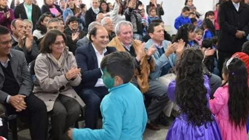 Lucía inauguró y visitó obras, junto a Páez, en Andalgalá