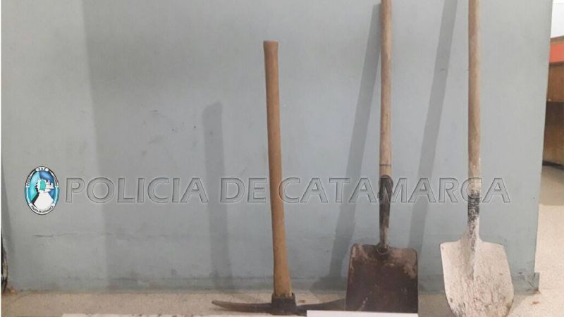 Recuperan elementos robados