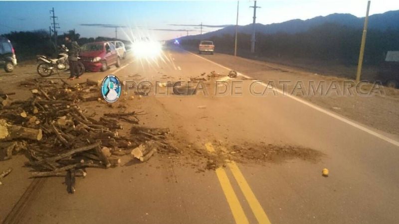 Violento choque en la Ruta Nacional N°38