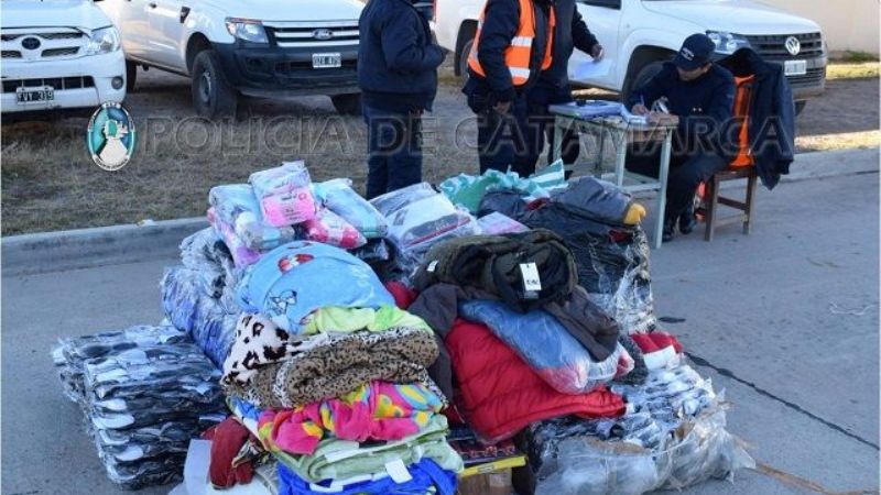 Secuestran cargamento con mercadería ilegal valuada en $136.000