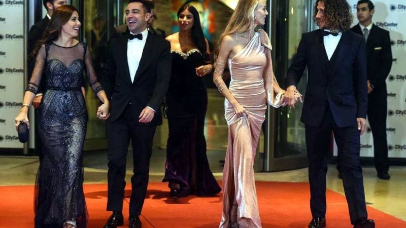 Messi y Antonela, en casamiento europeo, pero a la criolla