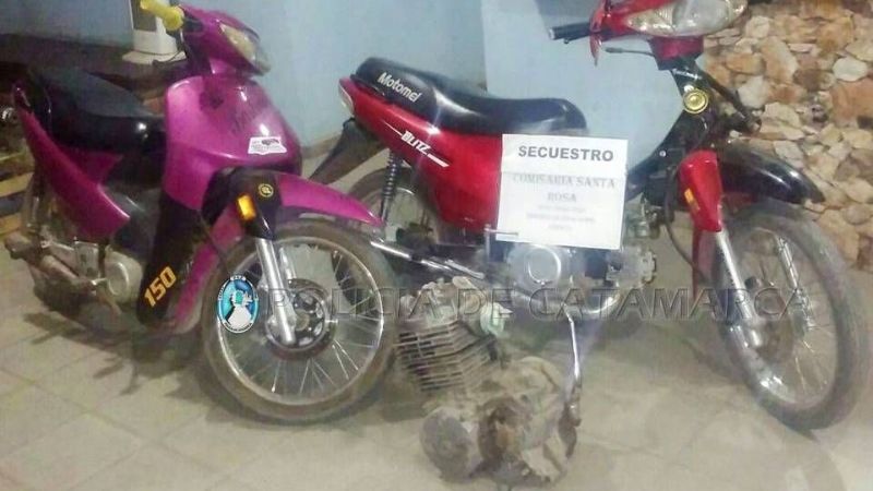 Secuestran una moto y un motor de auto en un taller