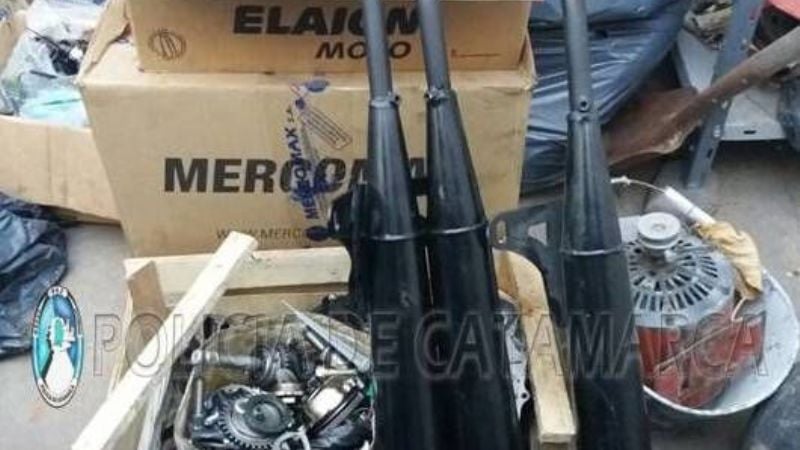 Encuentras más elementos robados en la fábrica Gilera