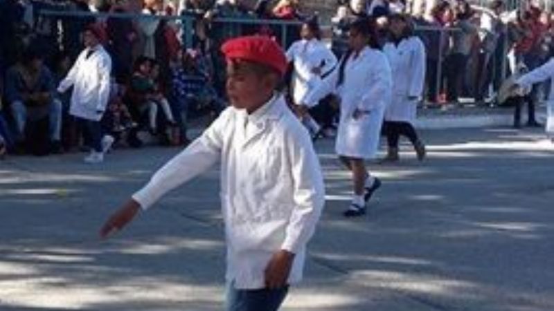 Desfile por el 9 de julio en Andalgalá