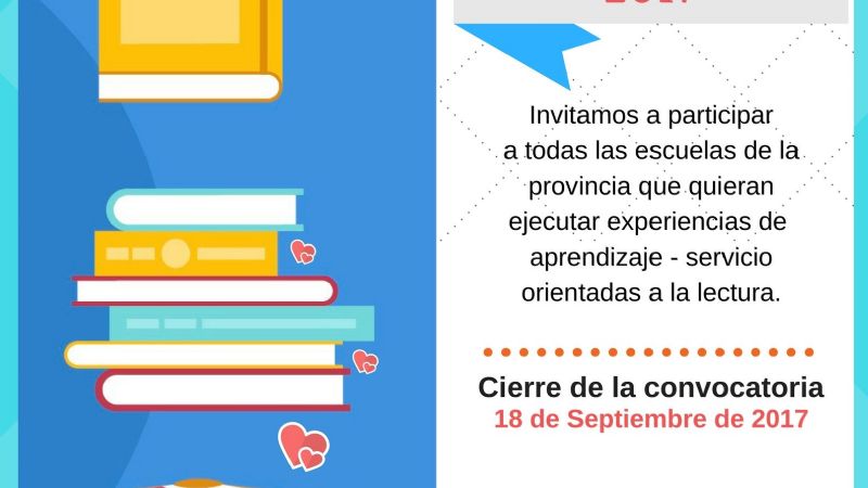 Lanzan el Premio Provincial “Lecturas Solidarias 2017”