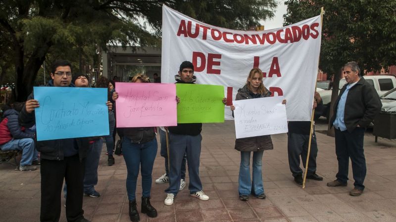 Autoconvocados de Salud volvieron a las protestas