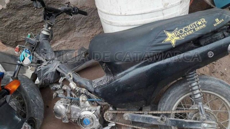 Recuperan una moto robada en La Paz