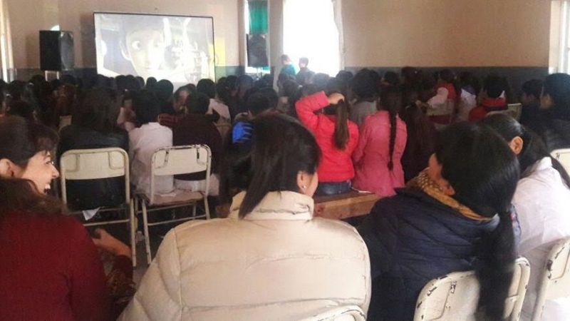 El Cine Móvil INCAA/Cultura cerró el primer semestre en La Paz