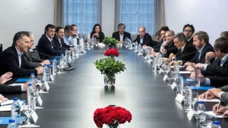 Macri encabeza una reunión de Gabinete en la Casa Rosada