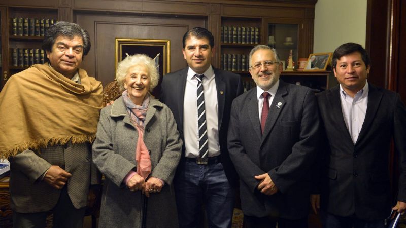 Estela de Carlotto fue recibida en Casa de Gobierno