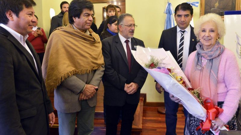 Estela de Carlotto fue recibida en Casa de Gobierno