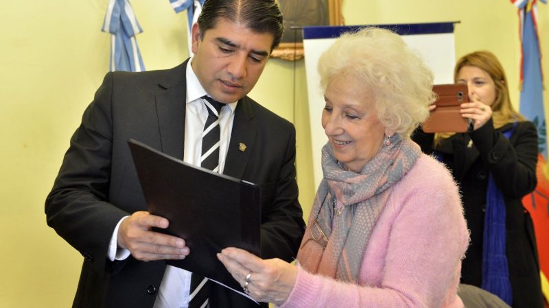 Estela de Carlotto fue recibida en Casa de Gobierno