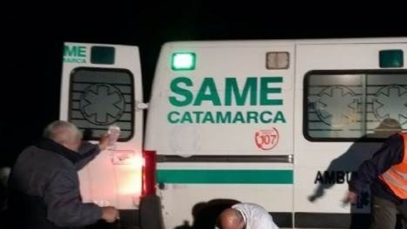 Motociclista herido en Valle Viejo