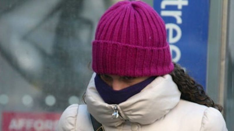 El frío cada vez más cerca