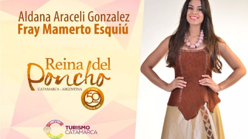 Araceli González, de Fray Mamerto Esquiu, es la reina del Poncho 2017