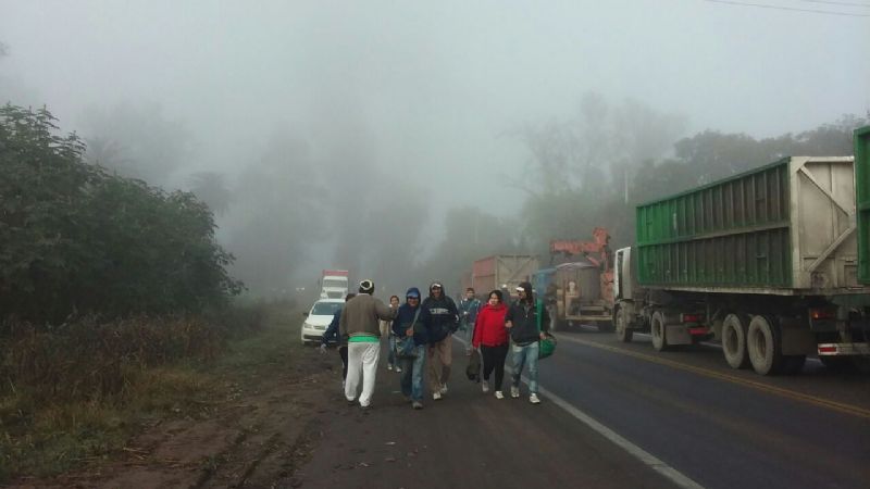 Demoras en la ruta 38 por piquete en Tucumán