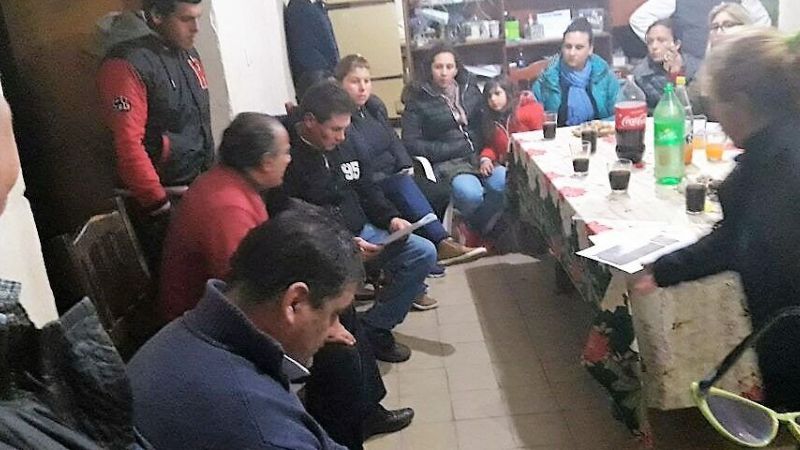 Corpacci se reunió con dirigentes en Huillapima