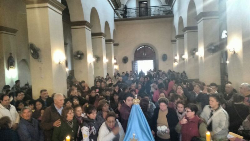 Miles de salteños recibieron a la Virgen del Valle en su visita a Chicoana