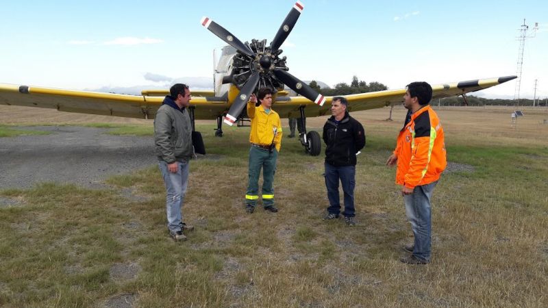 Llegaron a Catamarca dos aviones hidrantes del Plan Nacional del Fuego