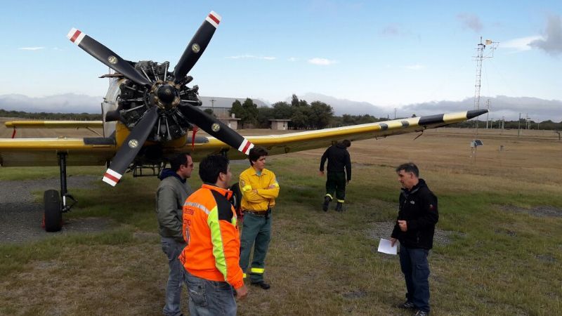 Llegaron a Catamarca dos aviones hidrantes del Plan Nacional del Fuego