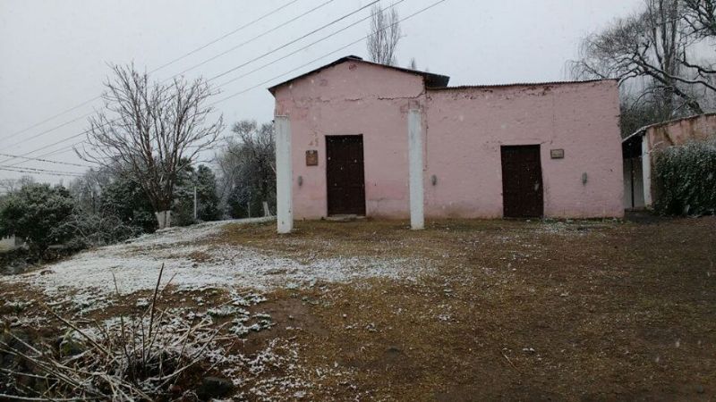 El Rodeo amaneció blanco