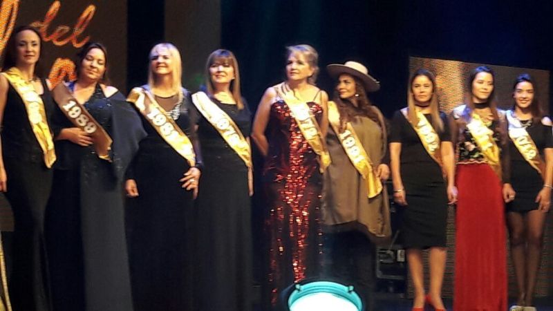 La recreina Verónica Torrente, Reina del Poncho 1992