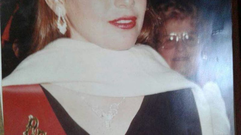 La recreina Verónica Torrente, Reina del Poncho 1992