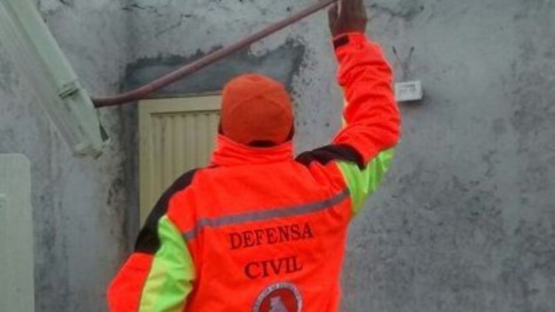 Defensa Civil asistió a familias de Ampujaco