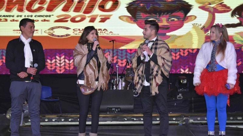 Chicos del interior protagonistas de la fiesta en el Ponchito