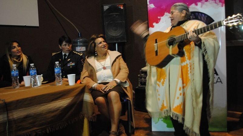 Las mujeres "tuvieron la palabra" en el Poncho