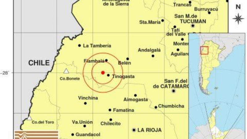 Temblor a la madrugada