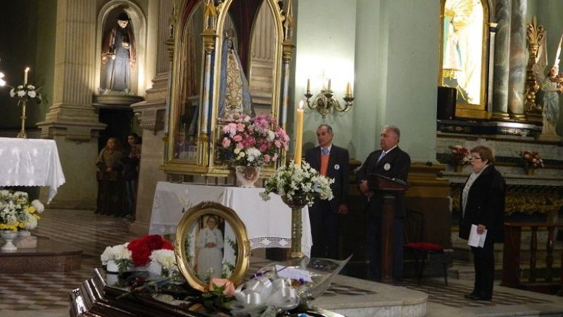 La Virgen del Valle despidió a Rina Quiroga