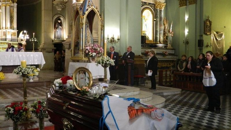 La Virgen del Valle despidió a Rina Quiroga