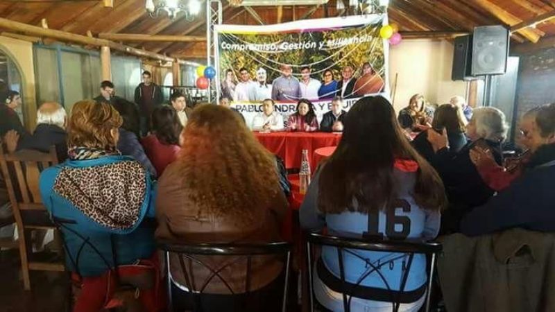 Pablo Andrada presentó los candidatos de su Lista..